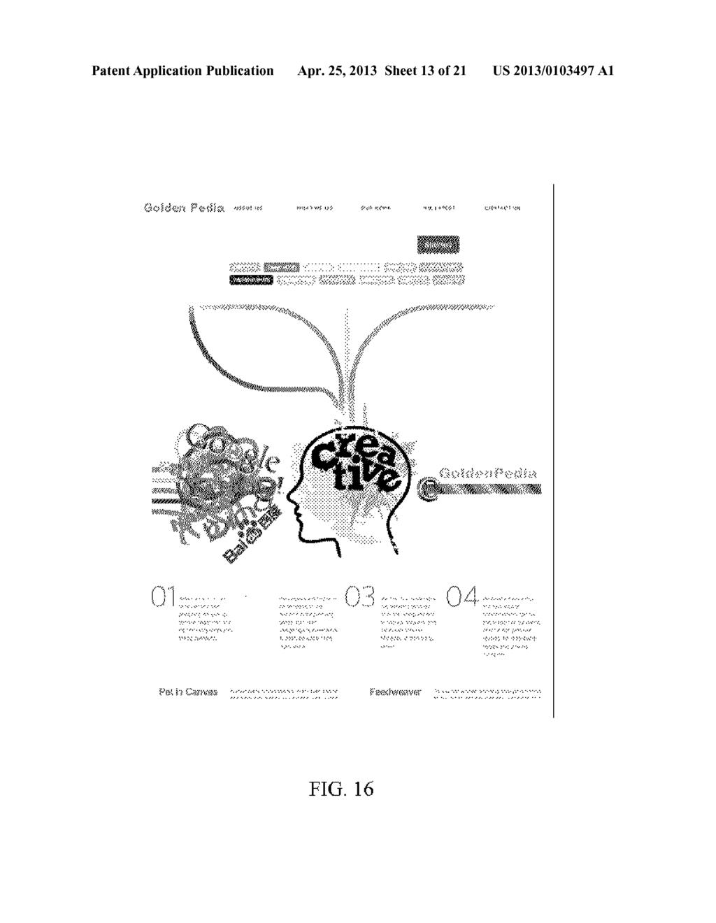 Method of Creating, Cataloging, and Retrieving Commercial Advertising Wiki     Pages with Keywords through an Online Software Application - diagram, schematic, and image 14