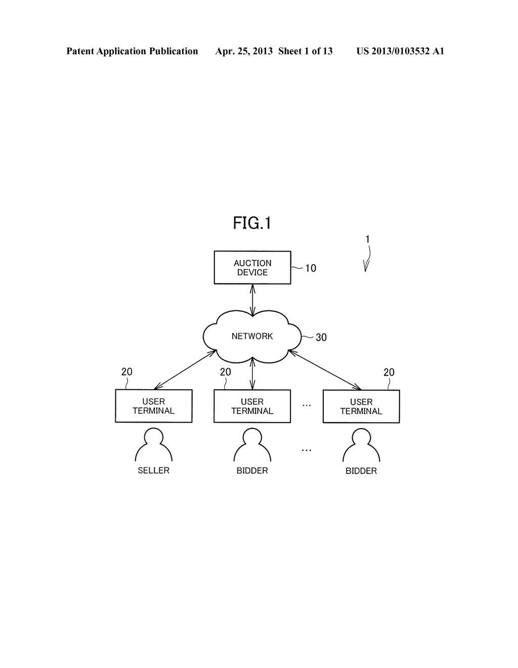 AUCTION SYSTEM, AUCTION DEVICE, METHOD OF AUCTIONING, PROGRAM AND     INFORMATION RECORDING MEDIUM - diagram, schematic, and image 02