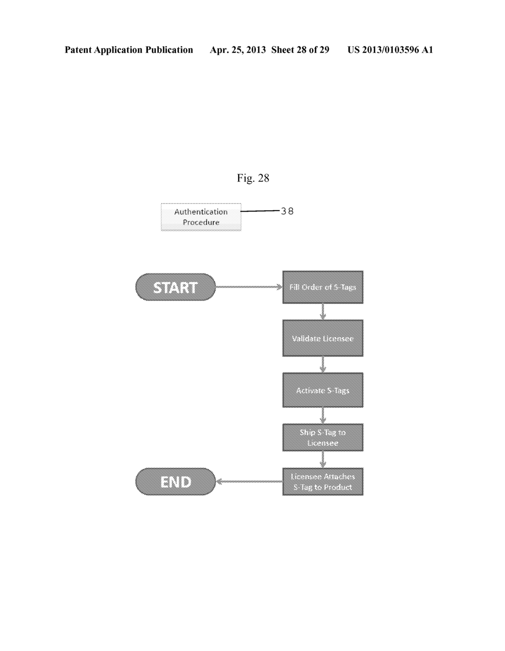 DENOMINATED AUTHENTICATING ROYALTY COLLECTION AND ENFORCEMENT PROCESS - diagram, schematic, and image 29