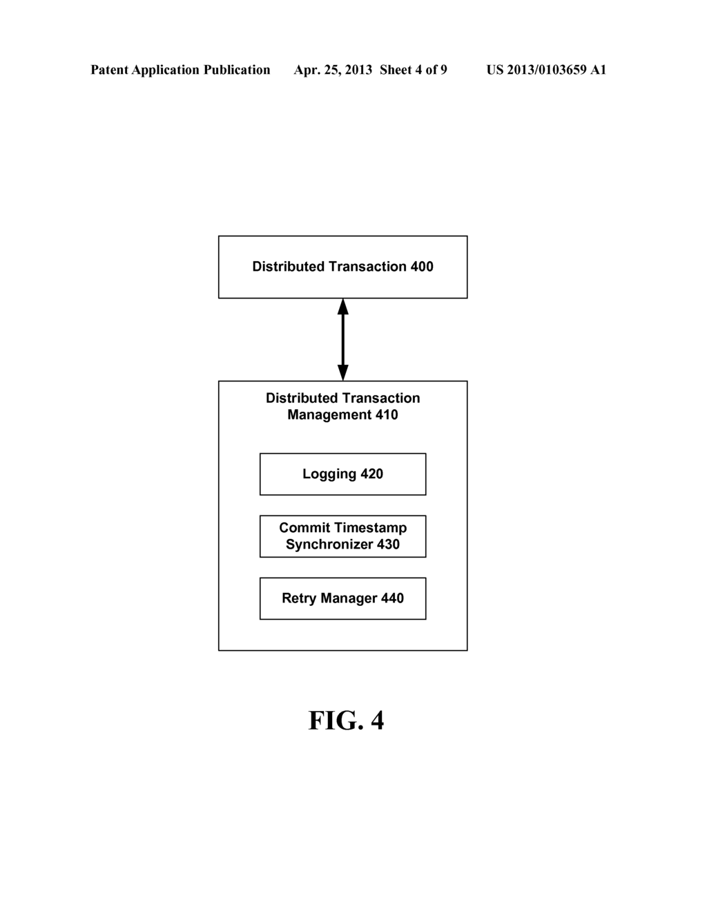 DISTRIBUTED TRANSACTION MANAGEMENT FOR DATABASE SYSTEMS WITH     MULTIVERSIONING - diagram, schematic, and image 05