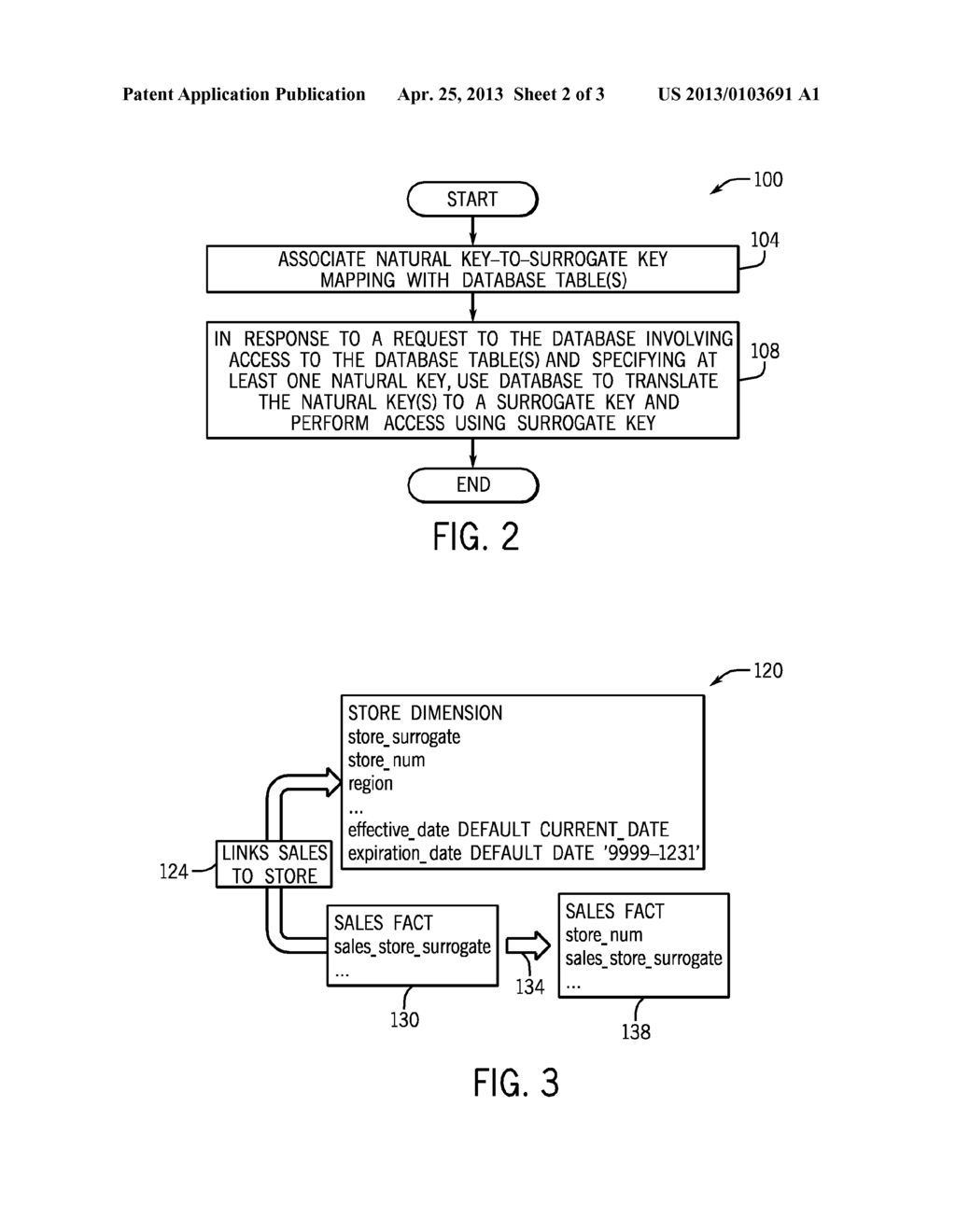 USING A DATABASE TO TRANSLATE A NATURAL KEY TO A SURROGATE KEY - diagram, schematic, and image 03