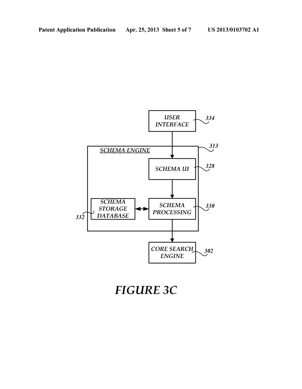 PROVIDING A SEARCH SERVICE INCLUDING UPDATING ASPECTS OF A DOCUMENT USING     A CONFIGURABLE SCHEMA - diagram, schematic, and image 06