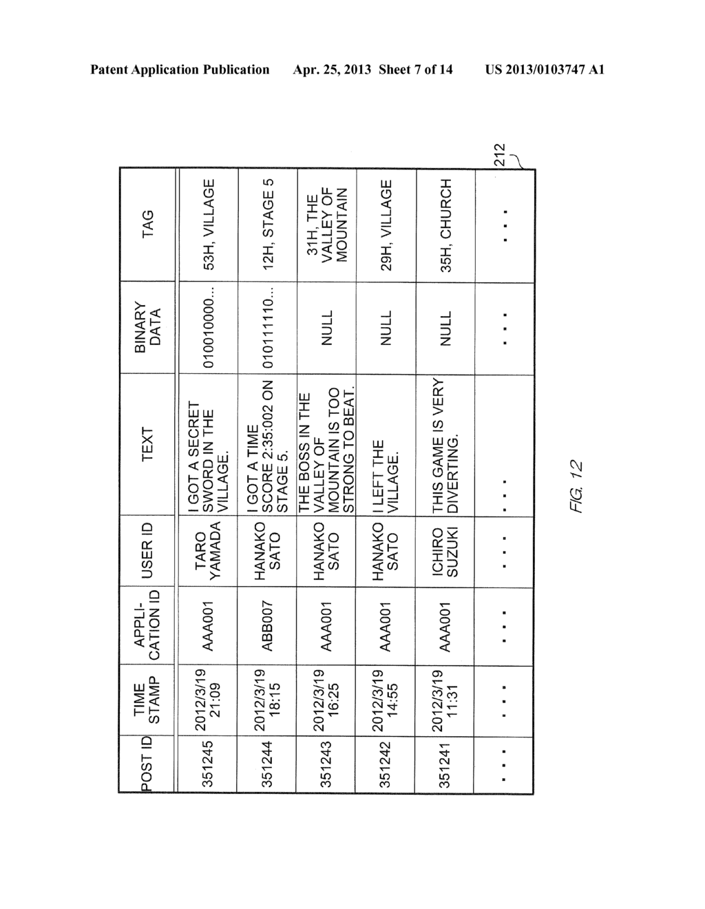 POSTED INFORMATION SHARING SYSTEM, INFORMATION-PROCESSING DEVICE, STORAGE     MEDIUM, SERVER, INFORMATION-PROCESSING METHOD, AND INFORMATION-PROCESSING     SYSTEM - diagram, schematic, and image 08