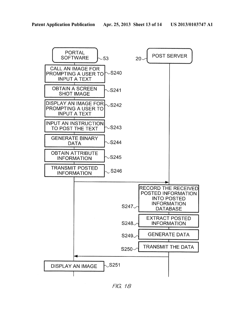 POSTED INFORMATION SHARING SYSTEM, INFORMATION-PROCESSING DEVICE, STORAGE     MEDIUM, SERVER, INFORMATION-PROCESSING METHOD, AND INFORMATION-PROCESSING     SYSTEM - diagram, schematic, and image 14