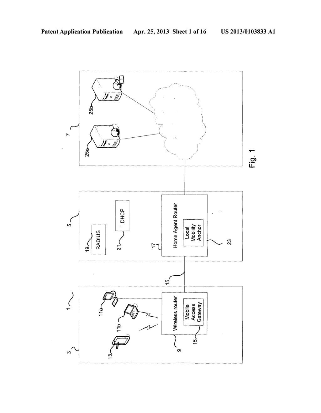 METHOD AND APPARATUS FOR A MOBILE NODE TO CONNECT DIFFERENT ACCESS ROUTERS     WHILE MAINTAINING A CONSISTENT NETWORK ADDRESS - diagram, schematic, and image 02