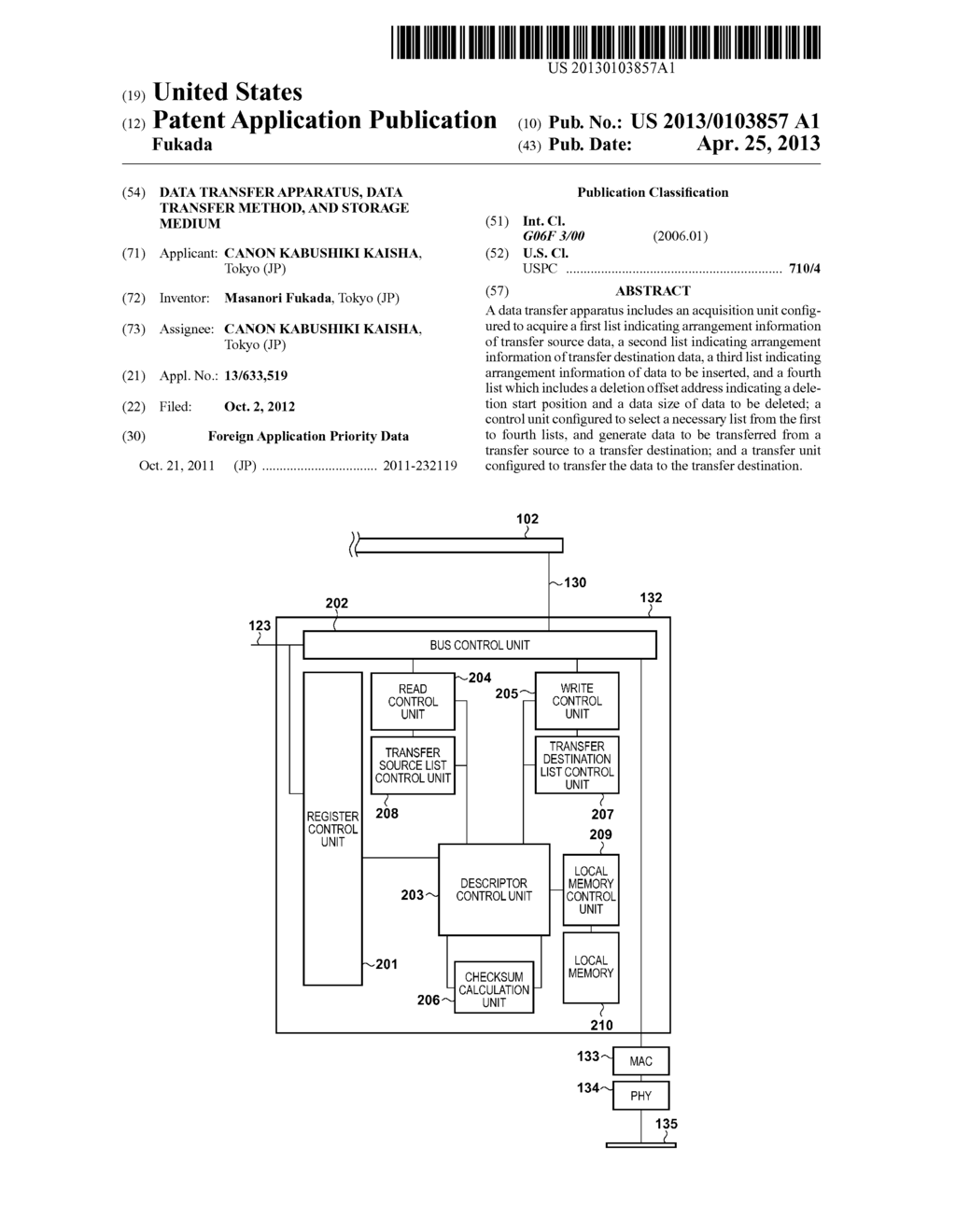 DATA TRANSFER APPARATUS, DATA TRANSFER METHOD, AND STORAGE MEDIUM - diagram, schematic, and image 01