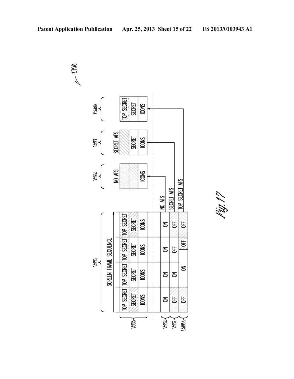 DISPLAYING PRIVATE INFORMATION USING ALTERNATE FRAME SEQUENCING - diagram, schematic, and image 16