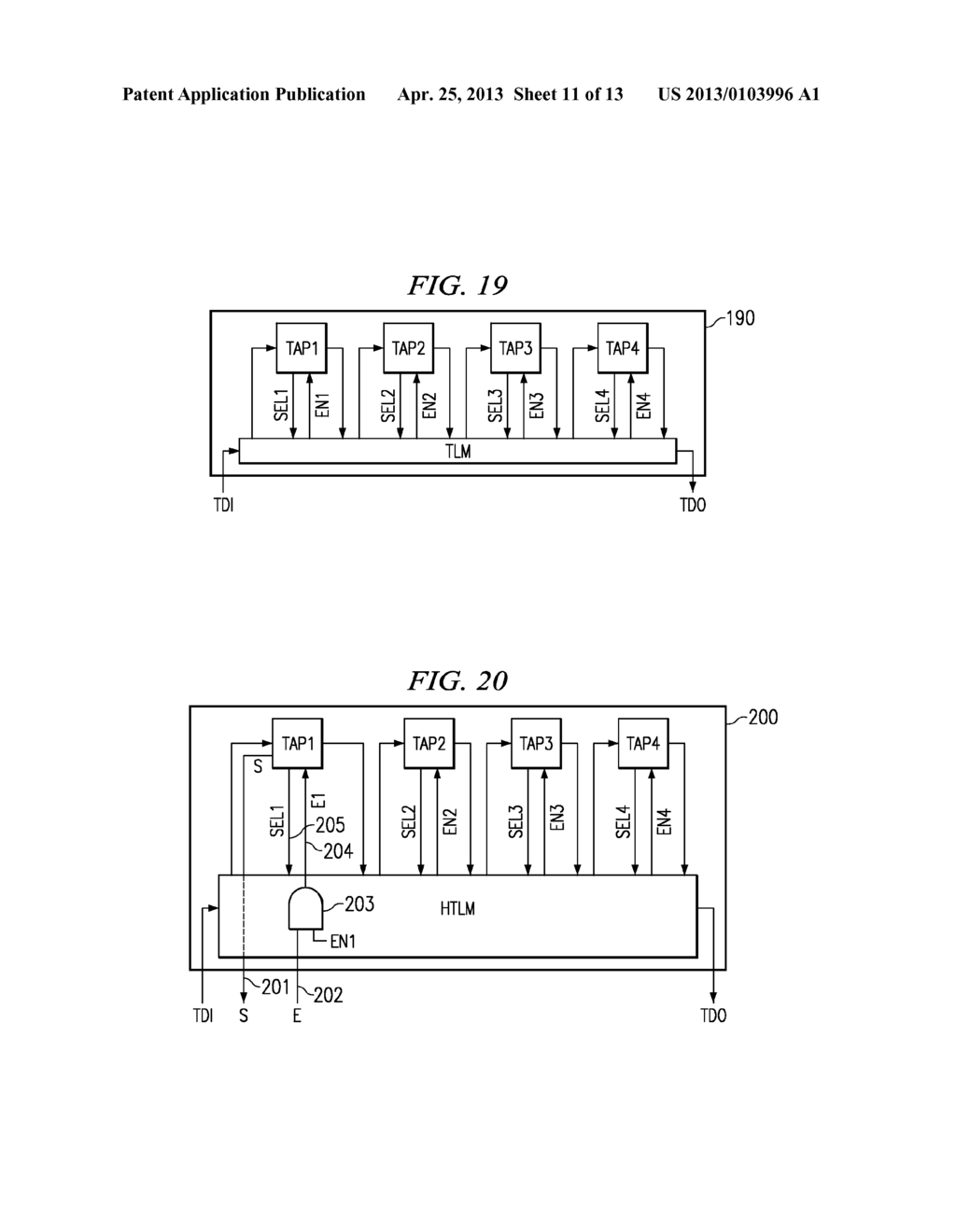 HIERARCHICAL ACCESS OF TEST ACCESS PORTS IN EMBEDDED CORE INTEGRATED     CIRCUITS - diagram, schematic, and image 12