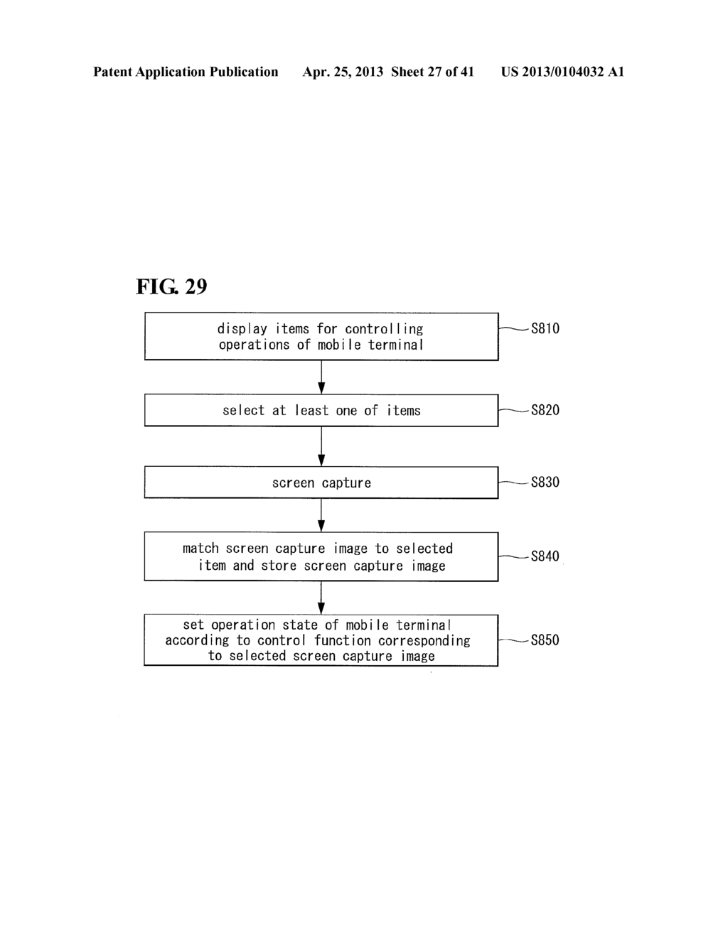 MOBILE TERMINAL AND METHOD OF CONTROLLING THE SAME - diagram, schematic, and image 28