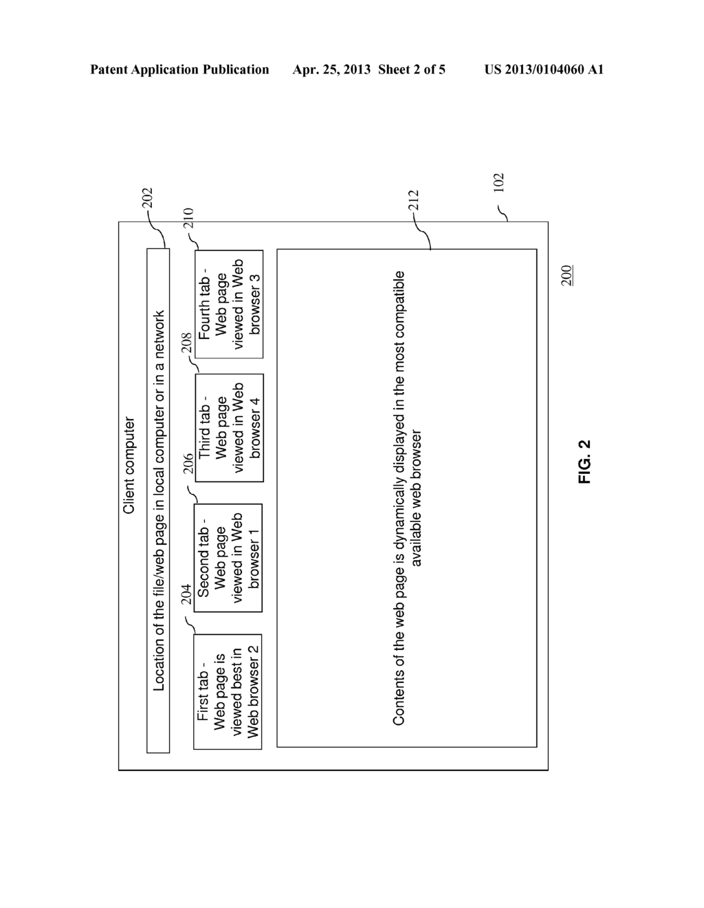 DYNAMIC SELECTION OF ONE OF MANY AVAILABLE WEB BROWSERS - diagram, schematic, and image 03