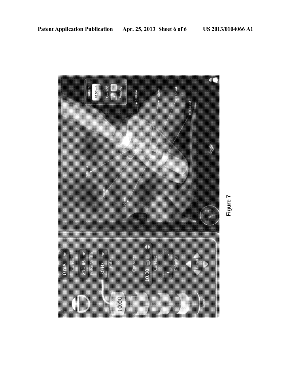 STIMULATION LEADWIRE AND VOLUME OF ACTIVATION CONTROL AND DISPLAY     INTERFACE - diagram, schematic, and image 07