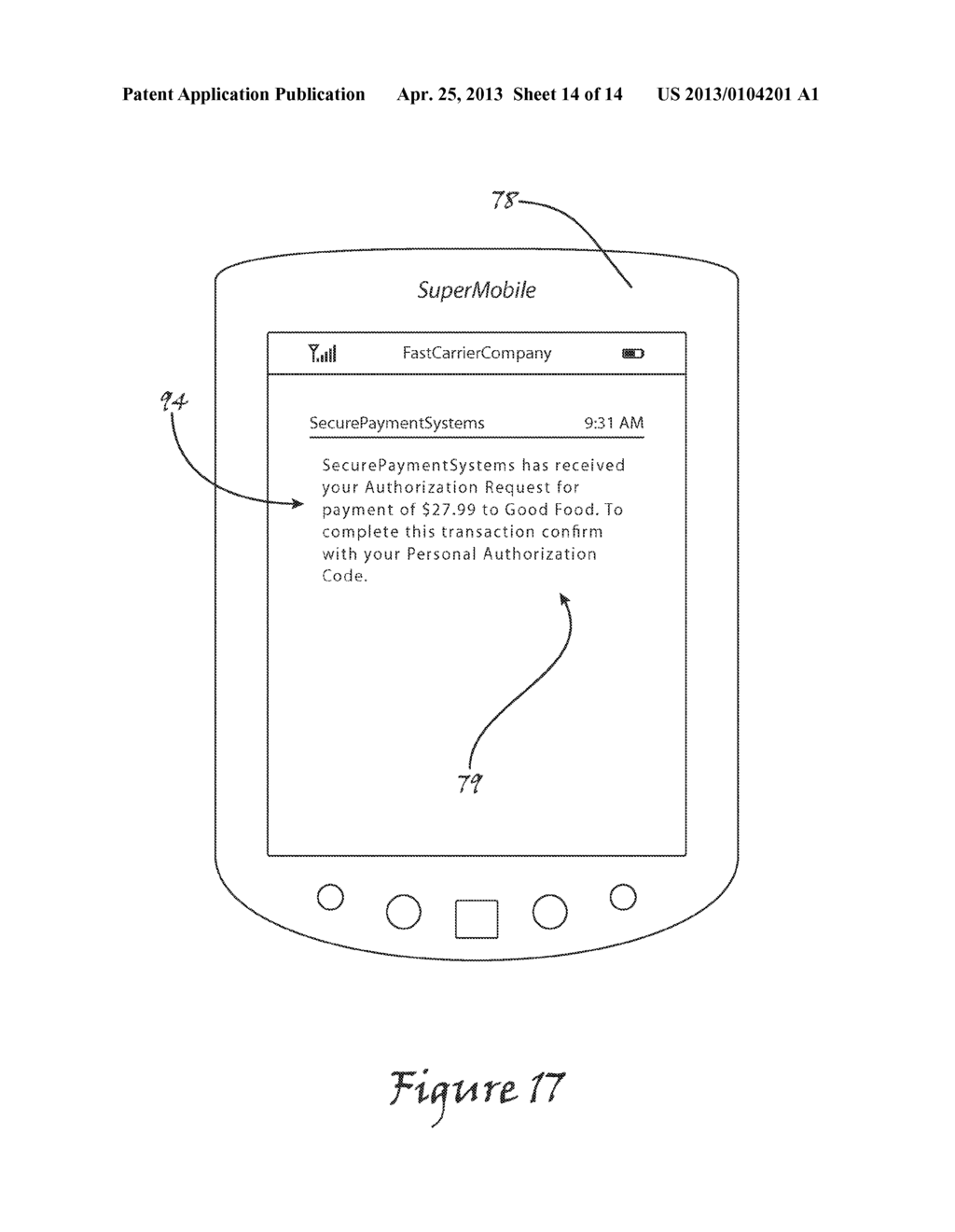 AUTHENTICATION SYSTEM AND RELATED METHOD - diagram, schematic, and image 15