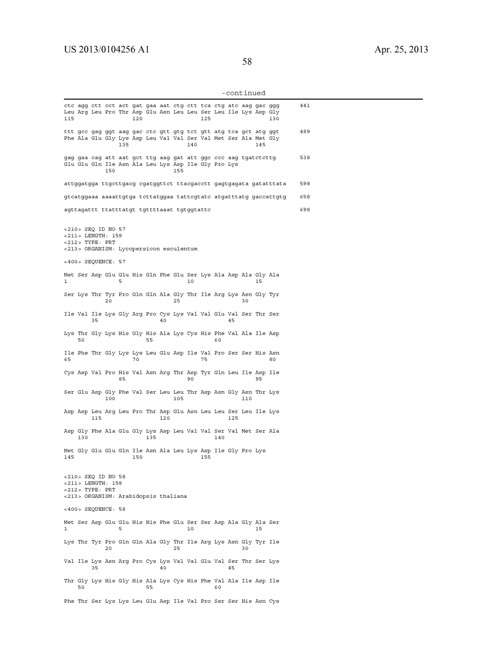 Isolated eIF-5A and Polynucleotides Encoding Same - diagram, schematic, and image 178