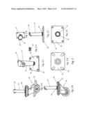 Port-A-Plow storage caster device for snowplows diagram and image