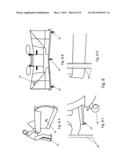 Port-A-Plow storage caster device for snowplows diagram and image