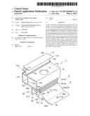 SOLAR CELL MODULE SECURING STRUCTURE diagram and image