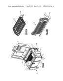 Charcoal Barbecue Rotisserie Grill Cooker diagram and image