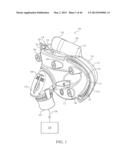 FULL FACE RESPIRATORY MASK WITH INTEGRATED NASAL INTERFACE diagram and image