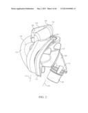 FULL FACE RESPIRATORY MASK WITH INTEGRATED NASAL INTERFACE diagram and image