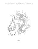 FULL FACE RESPIRATORY MASK WITH INTEGRATED NASAL INTERFACE diagram and image