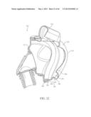 FULL FACE RESPIRATORY MASK WITH INTEGRATED NASAL INTERFACE diagram and image