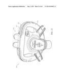 FULL FACE RESPIRATORY MASK WITH INTEGRATED NASAL INTERFACE diagram and image