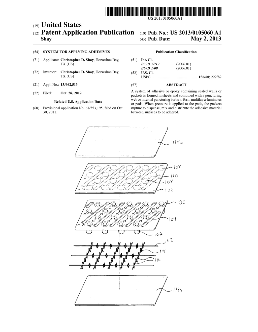 SYSTEM FOR APPLYING ADHESIVES - diagram, schematic, and image 01