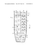 HIGH PRIVACY PASSENGER AIRCRAFT CABIN ARRANGEMENT diagram and image