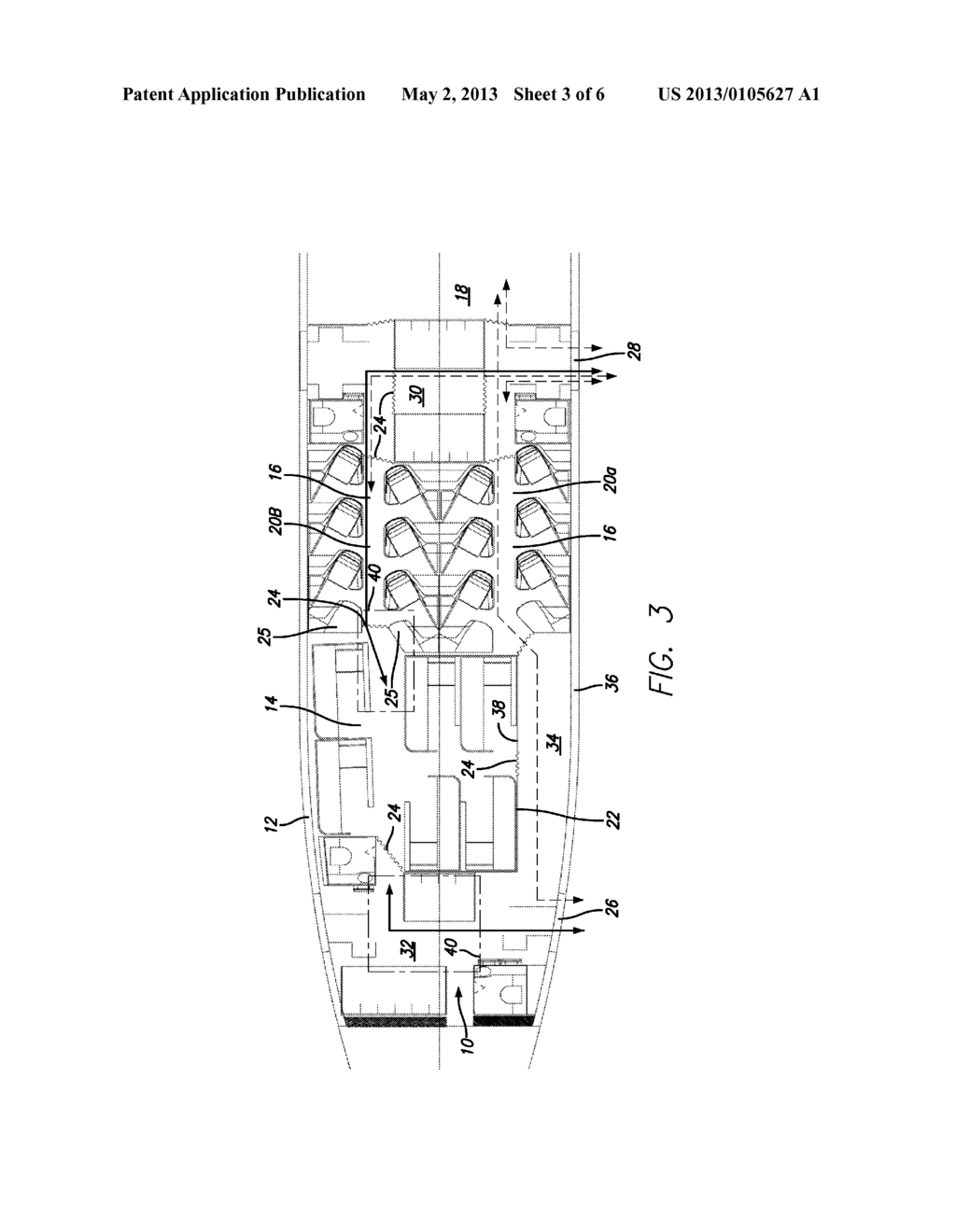 HIGH PRIVACY PASSENGER AIRCRAFT CABIN ARRANGEMENT - diagram, schematic, and image 04