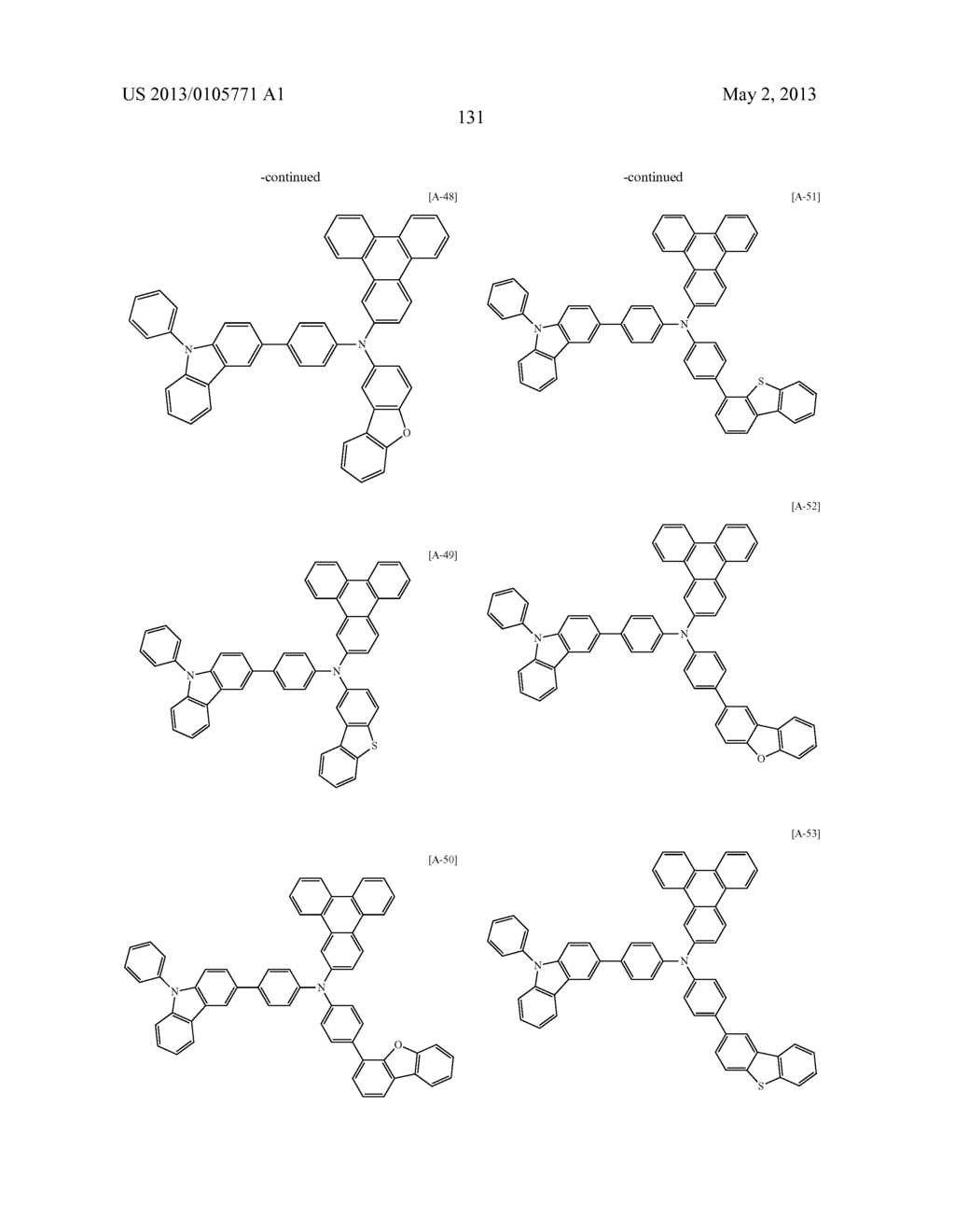 COMPOUND FOR OPTOELECTRONIC DEVICE, ORGANIC LIGHT EMITTING DIODE INCLUDING     THE SAME, AND DISPLAY INCLUDING THE ORGANIC LIGHT EMITTING DIODE - diagram, schematic, and image 146