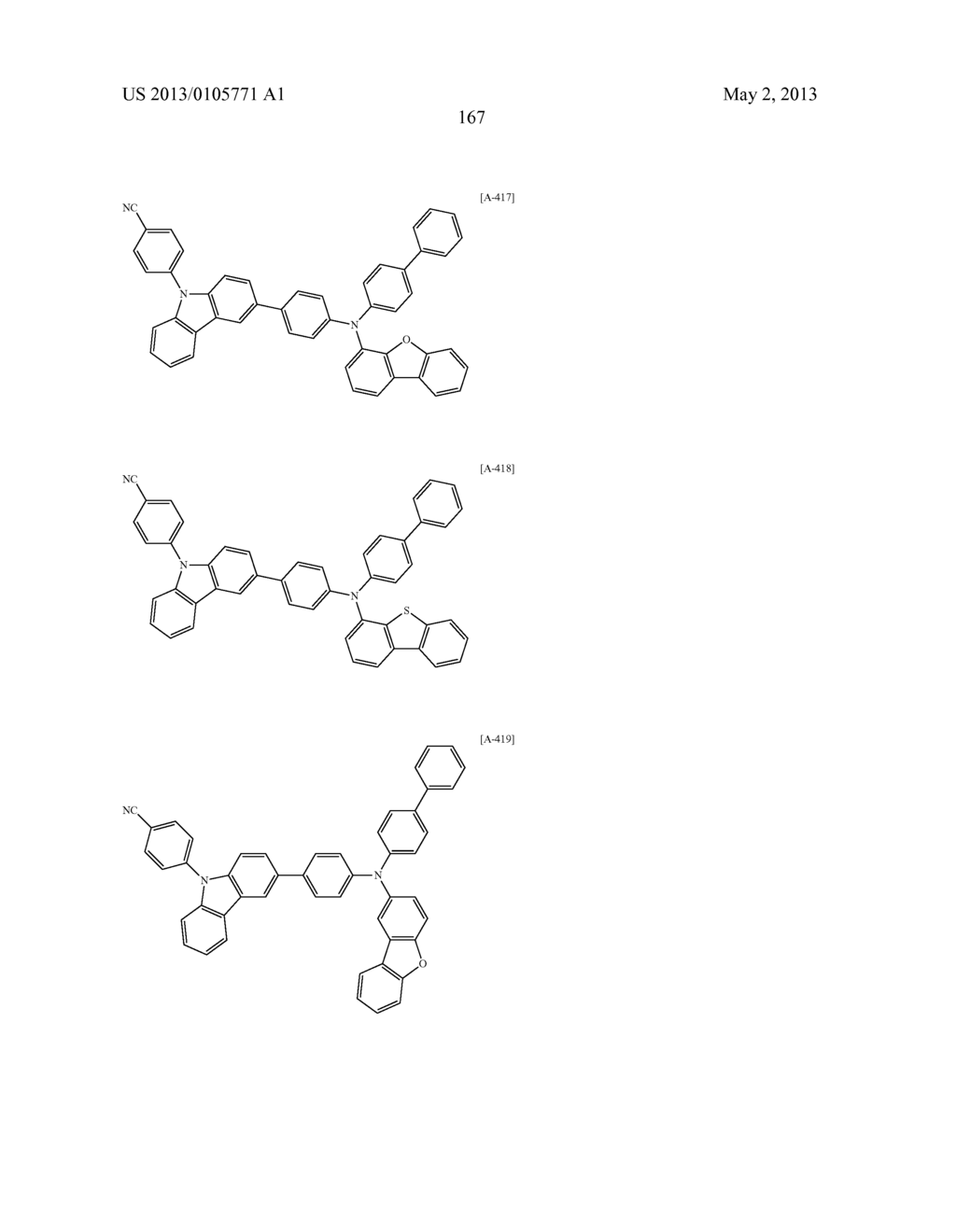 COMPOUND FOR OPTOELECTRONIC DEVICE, ORGANIC LIGHT EMITTING DIODE INCLUDING     THE SAME, AND DISPLAY INCLUDING THE ORGANIC LIGHT EMITTING DIODE - diagram, schematic, and image 182