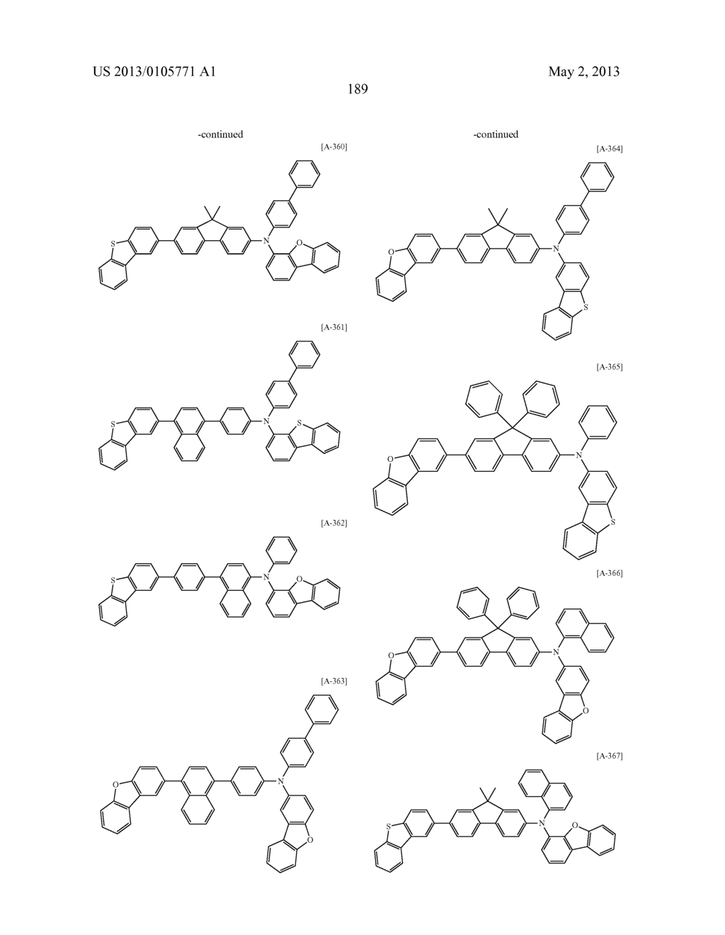 COMPOUND FOR OPTOELECTRONIC DEVICE, ORGANIC LIGHT EMITTING DIODE INCLUDING     THE SAME, AND DISPLAY INCLUDING THE ORGANIC LIGHT EMITTING DIODE - diagram, schematic, and image 204