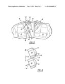 AIRBAG ARRANGEMENT FOR ANGLED AIRCRAFT SEATS diagram and image