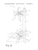 WIND POWER INSTALLATION AND METHOD FOR ADJUSTING THE ROTOR ROTATION AXIS diagram and image