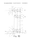 WIND POWER INSTALLATION AND METHOD FOR ADJUSTING THE ROTOR ROTATION AXIS diagram and image