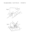 DEVICE FOR FEEDING ELECTRICITY TO EQUIPMENT, THE DEVICE BEING INCORPORATED     IN THE FLOOR OF AN AIRCRAFT CABIN diagram and image