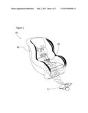 Vehicle alarm system for alerting a vehicle operator that the vehicle is     still occupied with a child or pet diagram and image