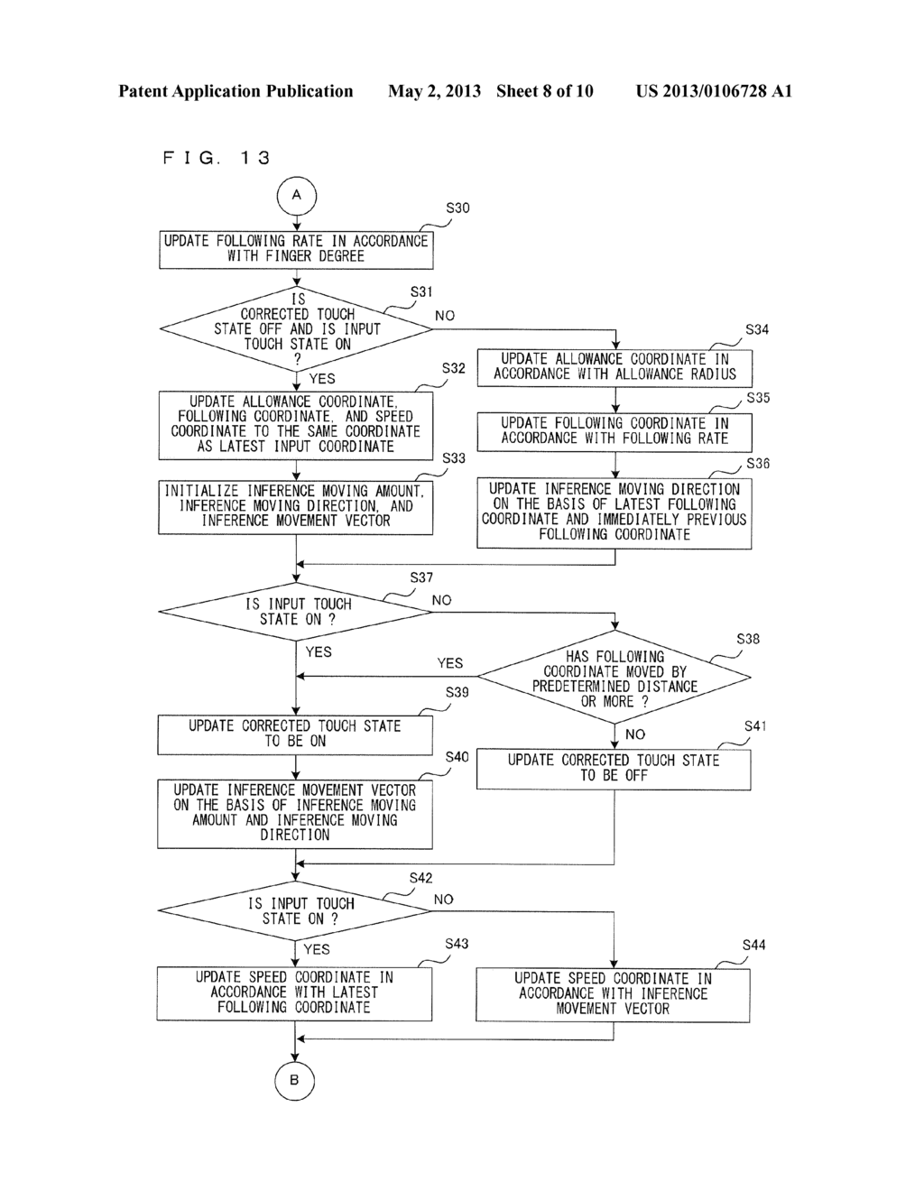 COMPUTER-READABLE STORAGE MEDIUM, COORDINATE PROCESSING APPARATUS,     COORDINATE PROCESSING SYSTEM, AND COORDINATE PROCESSING METHOD - diagram, schematic, and image 09