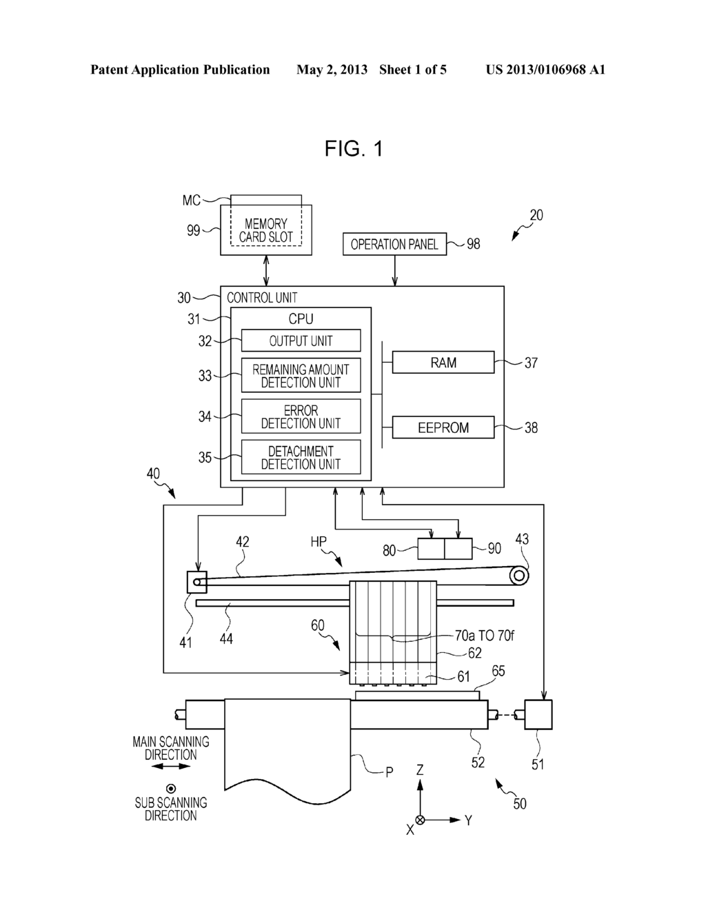 Printing Material Receptacle, Label, and Printing Apparatus - diagram, schematic, and image 02