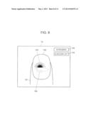 NAIL PRINT APPARATUS INCLUDING DISPLAY CONTROL UNIT WHICH DISTINGUISHES     BETWEEN PRINTED REGION AND NON-PRINTED REGION IN FINGERNAIL UNDER     PRINTING TO DISPLAY FINGERNAIL diagram and image