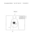 NAIL PRINT APPARATUS INCLUDING DISPLAY CONTROL UNIT WHICH DISTINGUISHES     BETWEEN PRINTED REGION AND NON-PRINTED REGION IN FINGERNAIL UNDER     PRINTING TO DISPLAY FINGERNAIL diagram and image