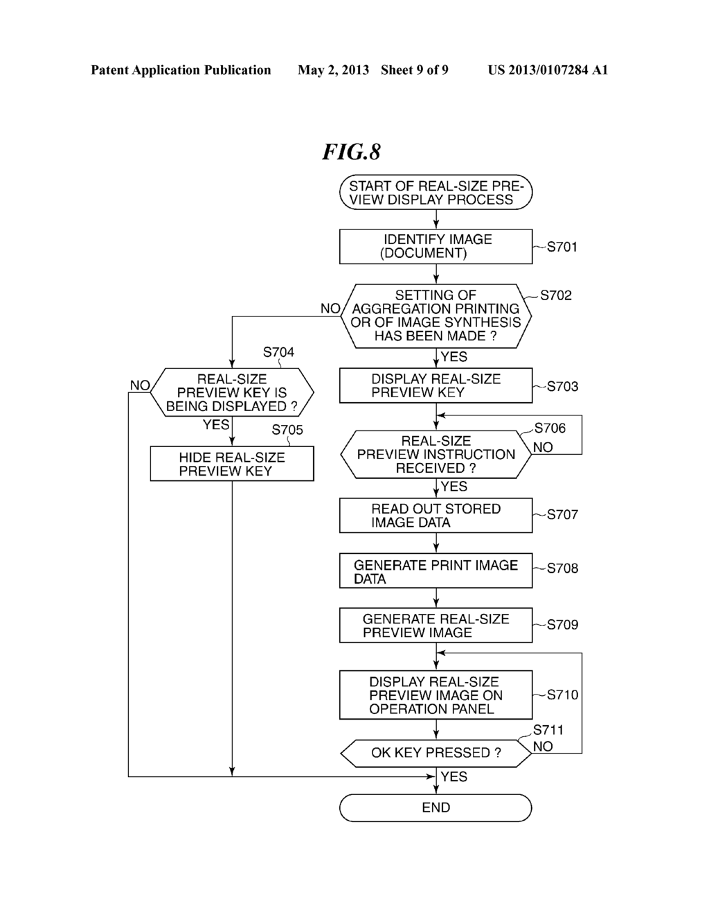 IMAGE FORMING APPARATUS HAVING REAL-SIZE PREVIEW FUNCTION, METHOD OF     CONTROLLING THE SAME, AND STORAGE MEDIUM - diagram, schematic, and image 10