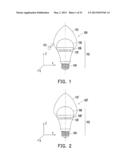 BULB CAP AND LAMP WITH APPLICATION THEREOF diagram and image