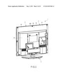 TELEVISION AND ELECTRONIC APPARATUS diagram and image