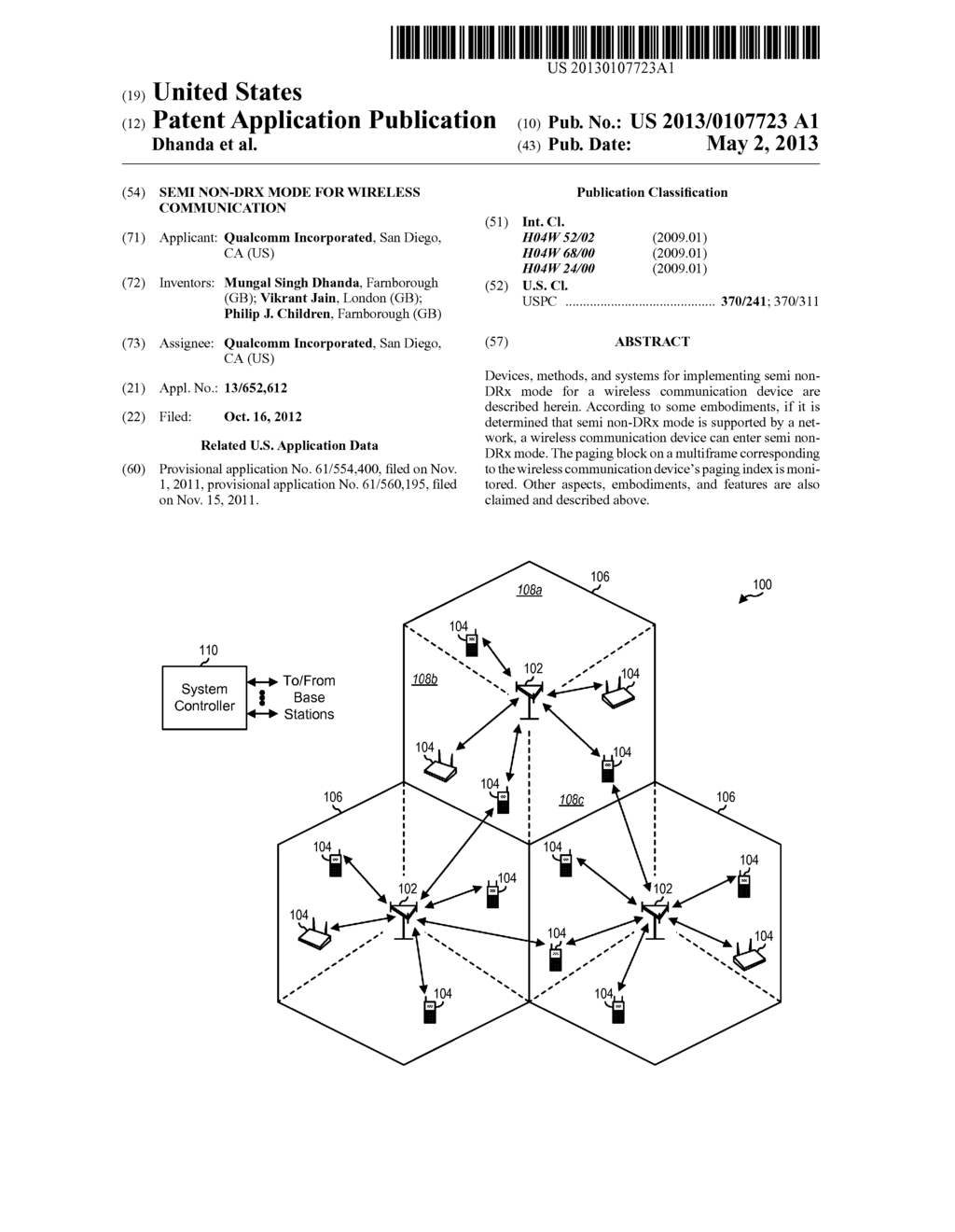 SEMI NON-DRX MODE FOR WIRELESS COMMUNICATION - diagram, schematic, and image 01