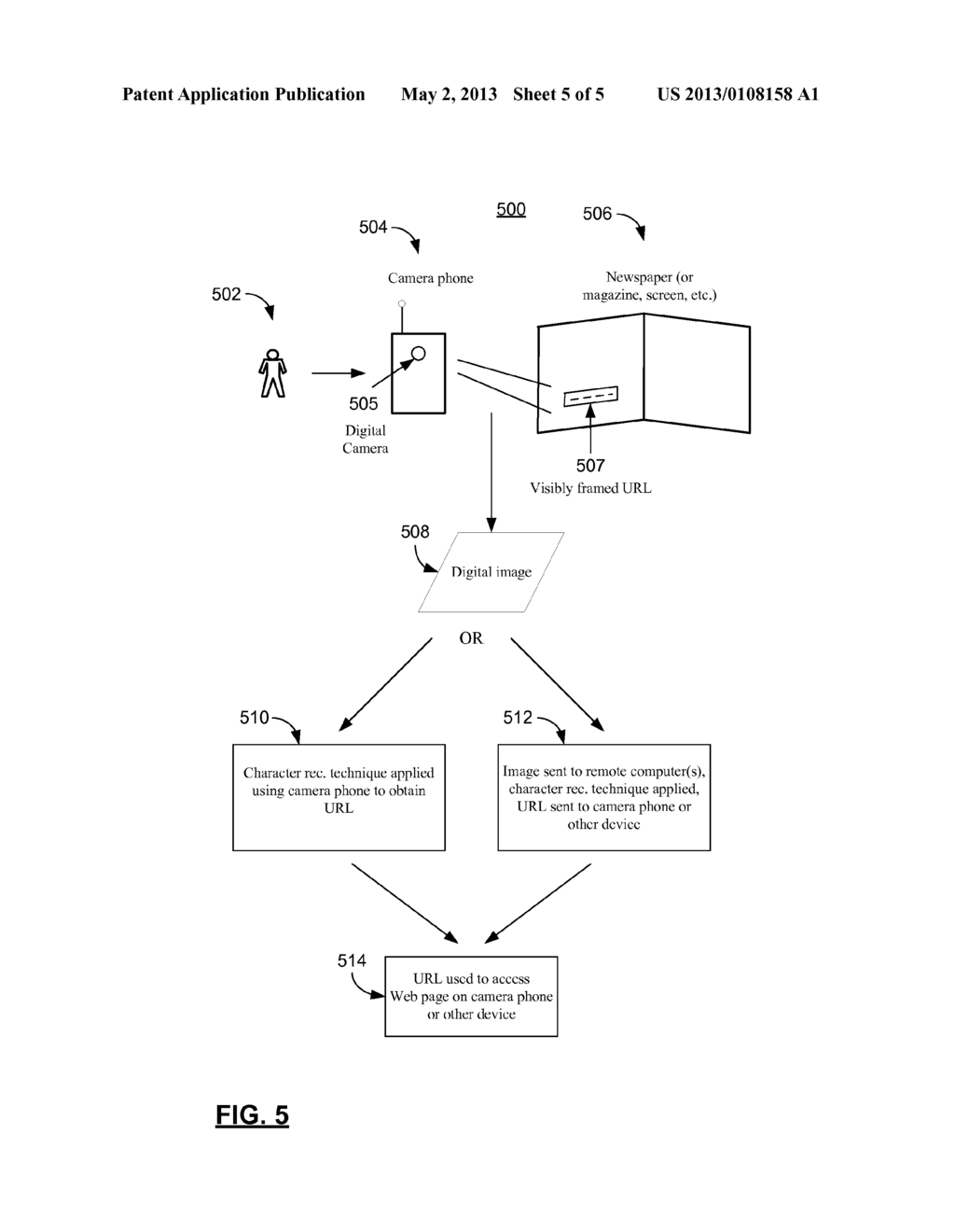 TECHNIQUES INCLUDING URL RECOGNITION AND APPLICATIONS - diagram, schematic, and image 06