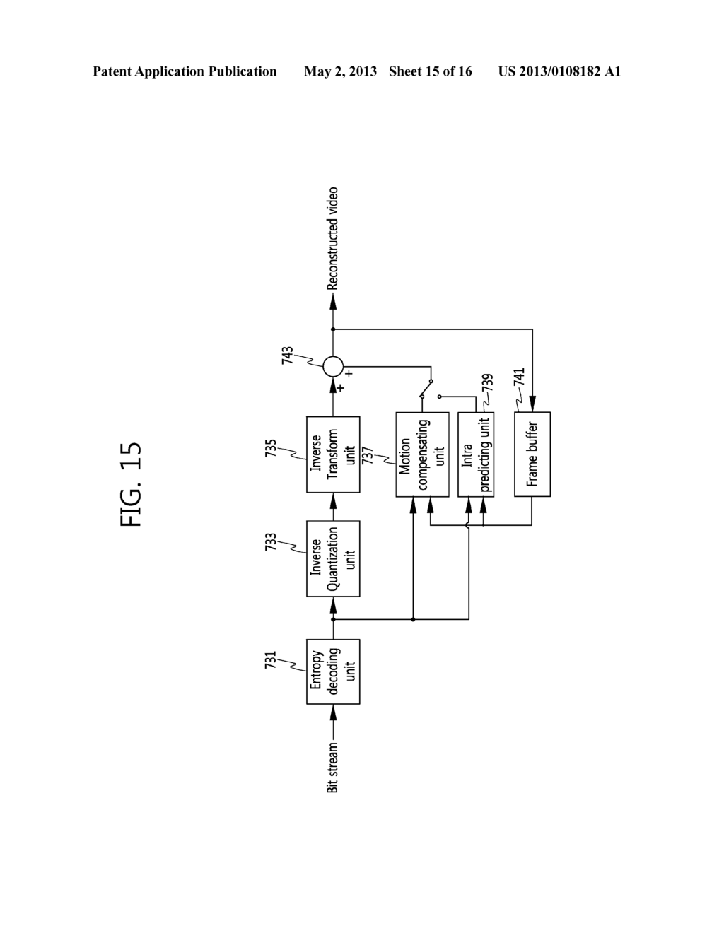 APPARATUS AND METHOD FOR ENCODING/DECODING IMAGES FOR INTRA-PREDICTION     CODING - diagram, schematic, and image 16