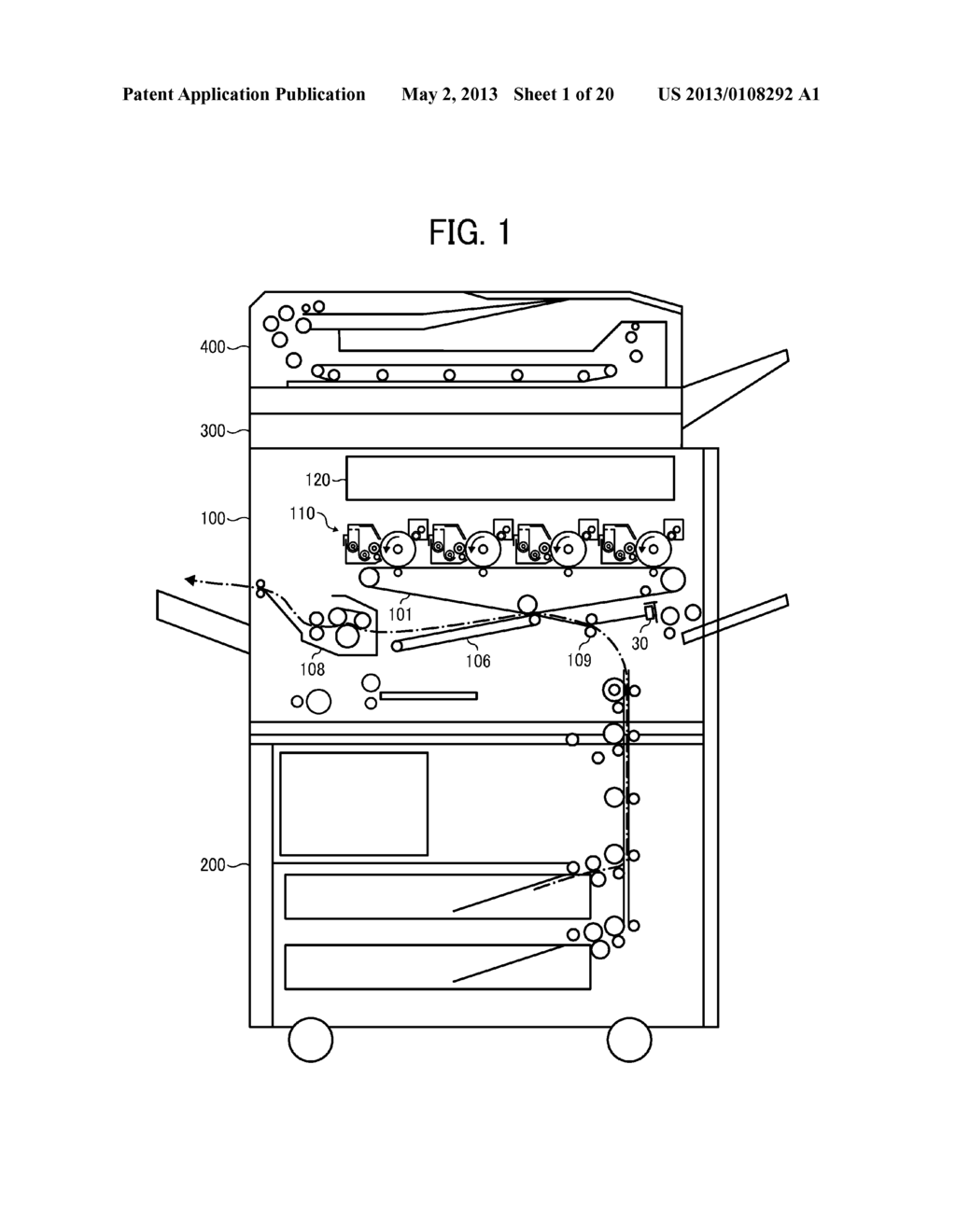 IMAGE FORMING APPARATUS CAPABLE OF OPTIMALLY PERFORMING DENSITY     FLUCTUATION CORRECTION - diagram, schematic, and image 02