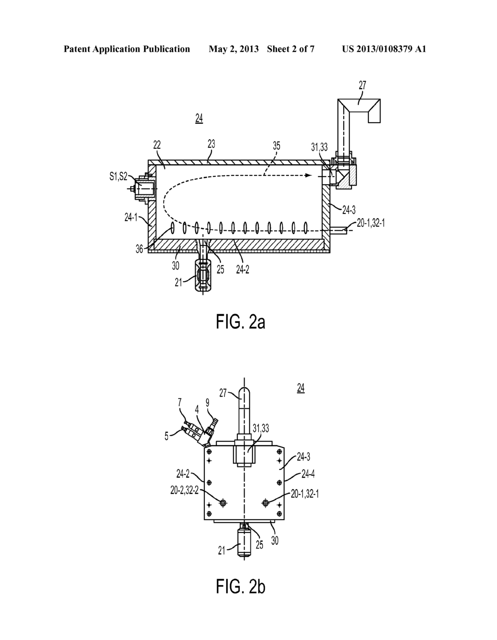 POWDER SUPPLYING DEVICE AND METHOD FOR AUTOMATICALLY CLEANING A POWDER     SUPPLYING DEVICE - diagram, schematic, and image 03