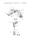 ARTICULATED OPERATING ARM WITH MECHANICAL LOCKING MEANS BETWEEN ARM     SECTIONS diagram and image